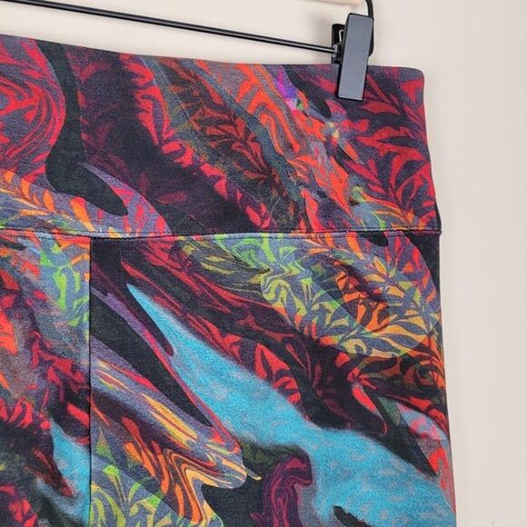 Soft Surroundings Size L Abstract Super Slim Buenaventura Leggings Multicolor - Picture 7 of 12